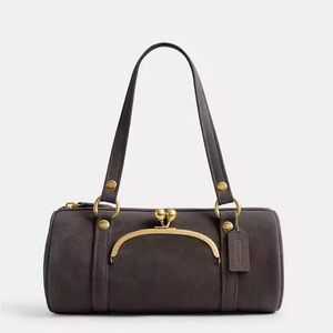 Coach Kisslock Barrel Bag